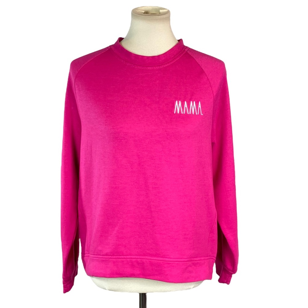Woman’s Rae Dunn “MAMA” pink sweatshirt size M
